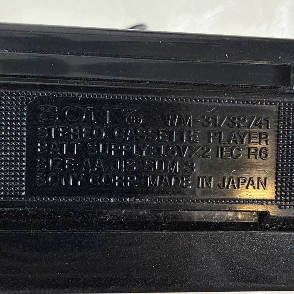 Sony Walkman WM 31/32/41 Stereo Cassette Player Parts ONLY AS IS RARE!